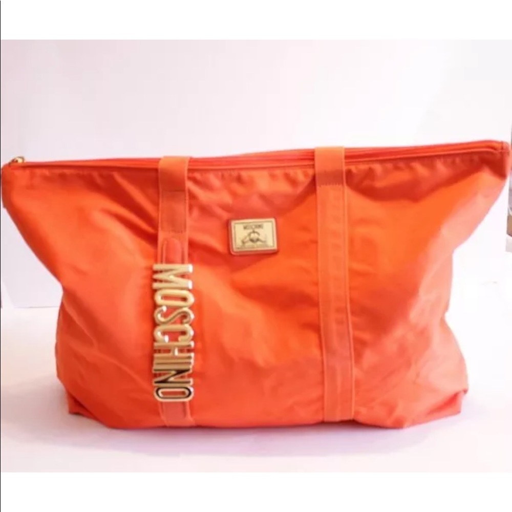 🚫SOLD🚫MOSCHINO ORANGE TOTE